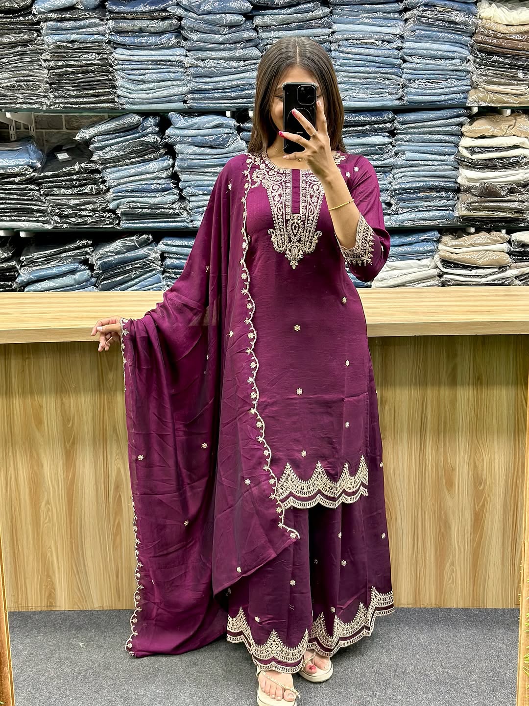 Garara Dreess embroidery Work